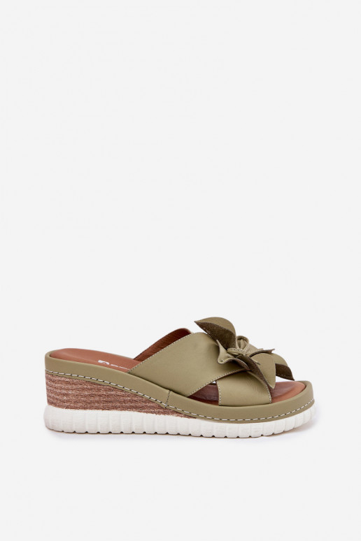 Čibas no dabīgas ādas     Artiker 52C0503 Zaļas krāsas