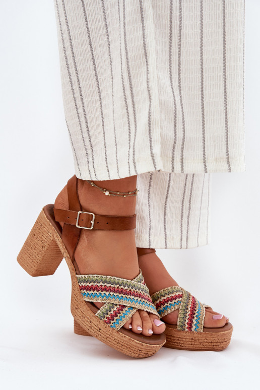 Sieviešu basenes   kach Zazoo 40460 brūnas krāsas Sieviešu basenes   kach Zazoo 40460 brūnas krāsas