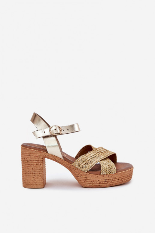 Sieviešu basenes   kach Zazoo 40460 Zelta krāsas Sieviešu basenes   kach Zazoo 40460 Zelta krāsas