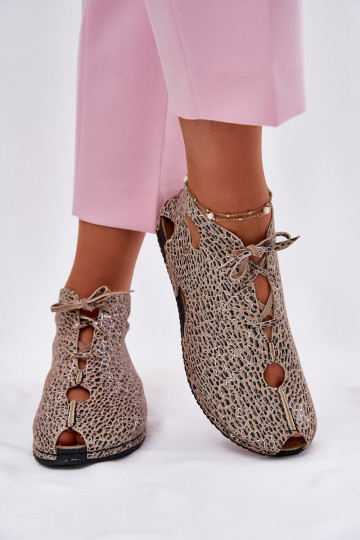 sieviešu zābaki  03426-49 ar leoparda kažokādas rakstu