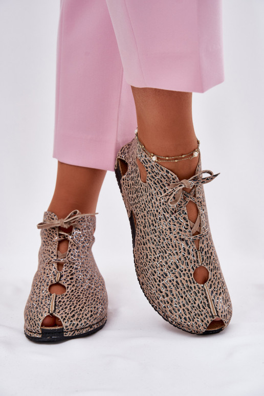  sieviešu zābaki  03426-49 ar leoparda kažokādas rakstu