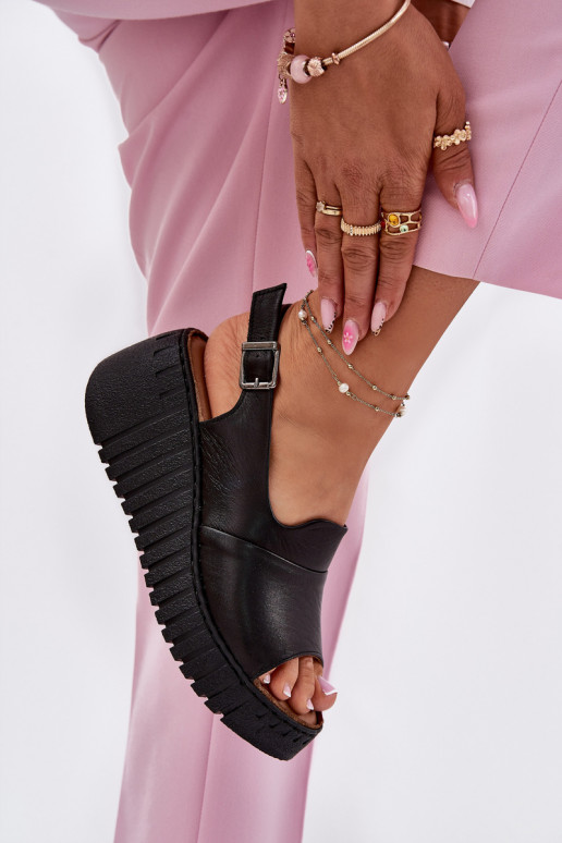 Sieviešu basenes Z Naturalnej Skóry  Artiker 54C0791 Melns Sieviešu basenes Z Naturalnej Skóry  Artiker 54C0791 Melns