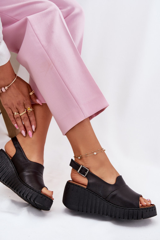 Sieviešu basenes Z Naturalnej Skóry  Artiker 54C0791 Melns Sieviešu basenes Z Naturalnej Skóry  Artiker 54C0791 Melns