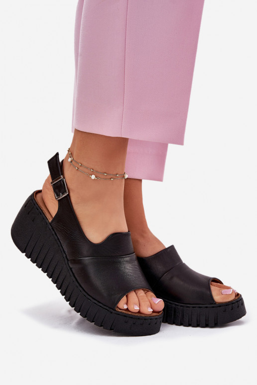 Sieviešu basenes Z Naturalnej Skóry  Artiker 54C0791 Melns Sieviešu basenes Z Naturalnej Skóry  Artiker 54C0791 Melns