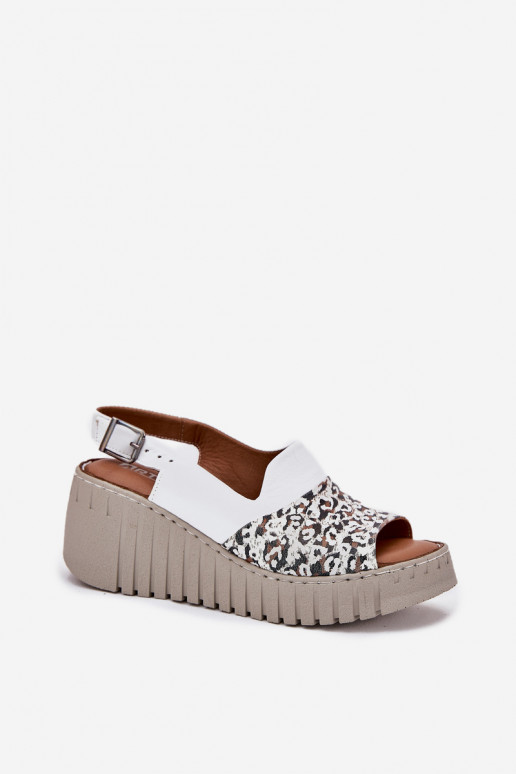 Sieviešu basenes Z Naturalnej Skóry  Artiker 56C0958 baltas krāsas Sieviešu basenes Z Naturalnej Skóry  Artiker 56C0958 baltas krāsas