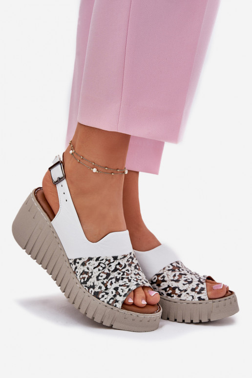 Sieviešu basenes Z Naturalnej Skóry  Artiker 56C0958 baltas krāsas Sieviešu basenes Z Naturalnej Skóry  Artiker 56C0958 baltas krāsas