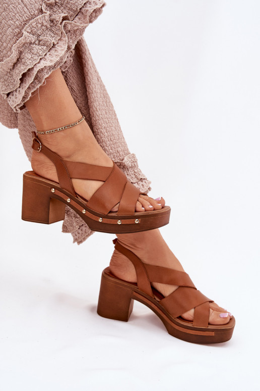 Sieviešu basenes  Zazoo 1081 brūnas krāsas Sieviešu basenes  Zazoo 1081 brūnas krāsas