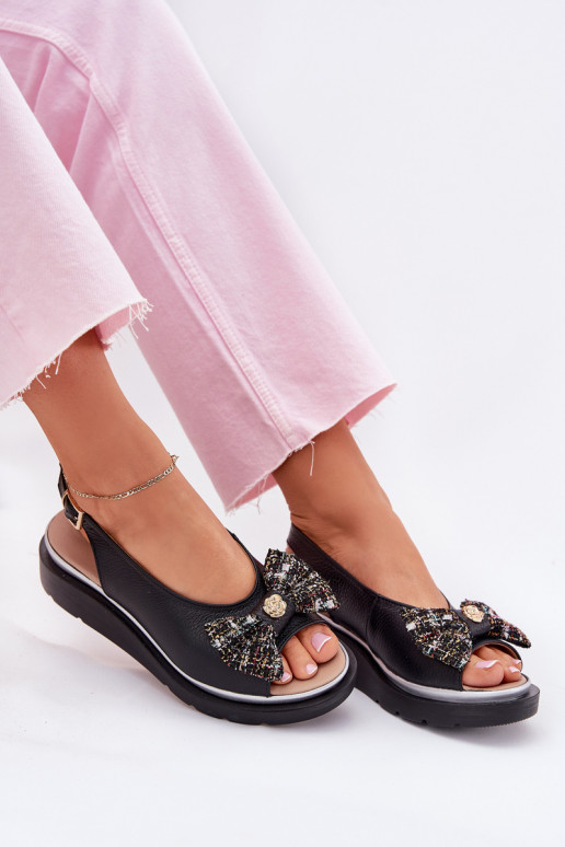 Sieviešu basenes    ar bantītēm Zazoo 1882 Melns Sieviešu basenes    ar bantītēm Zazoo 1882 Melns