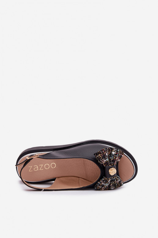 Sieviešu basenes    ar bantītēm Zazoo 1882 Melns Sieviešu basenes    ar bantītēm Zazoo 1882 Melns