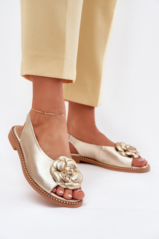 līdzenas zoles basenes ar ornamentiem CheBello 4642 Zelta krāsas   līdzenas zoles basenes ar ornamentiem CheBello 4642 Zelta krāsas