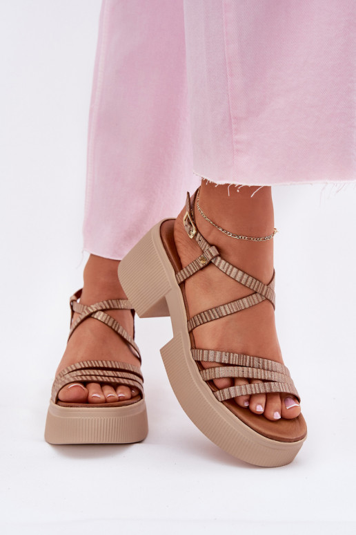 Sieviešu basenes    06990-25 Zelta krāsas Sieviešu basenes    06990-25 Zelta krāsas