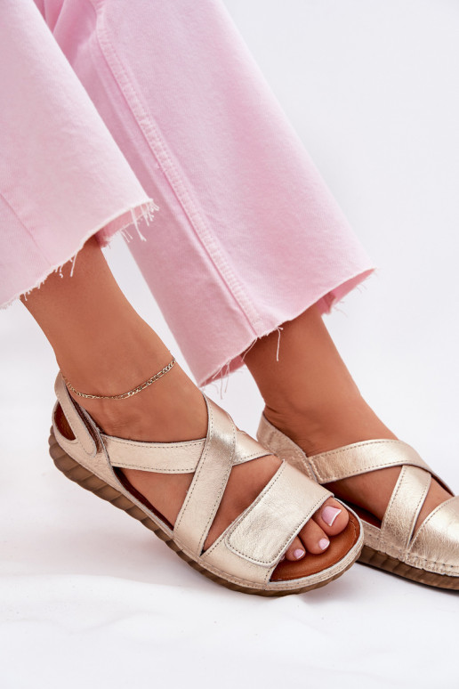 Sieviešu basenes   ar lipīgām aizdarēm  L6848-25 Zelta krāsas Sieviešu basenes   ar lipīgām aizdarēm  L6848-25 Zelta krāsas