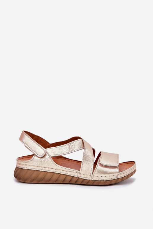 Sieviešu basenes   ar lipīgām aizdarēm  L6848-25 Zelta krāsas Sieviešu basenes   ar lipīgām aizdarēm  L6848-25 Zelta krāsas