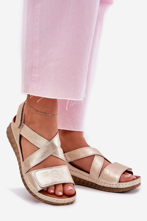 Sieviešu basenes   ar lipīgām aizdarēm  L6848-25 Zelta krāsas Sieviešu basenes   ar lipīgām aizdarēm  L6848-25 Zelta krāsas