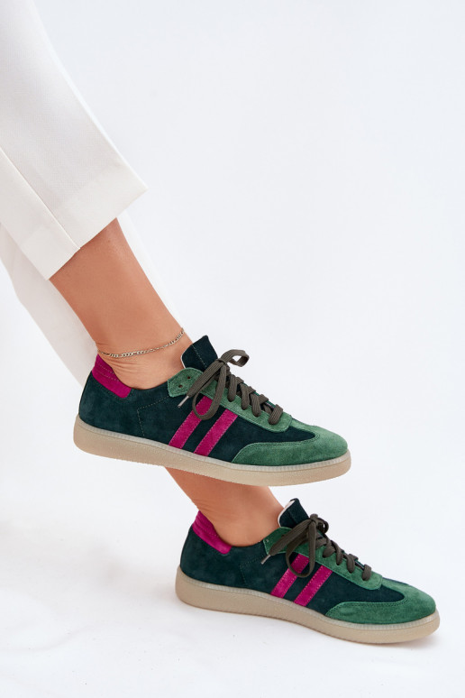 Zazoo N1068 zamšādas   modeļa apavi  haki krāsas