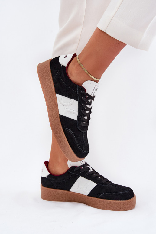 zamšādas  modeļa apavi  Daniel Lopez Just Dare SS2D4021 Melns