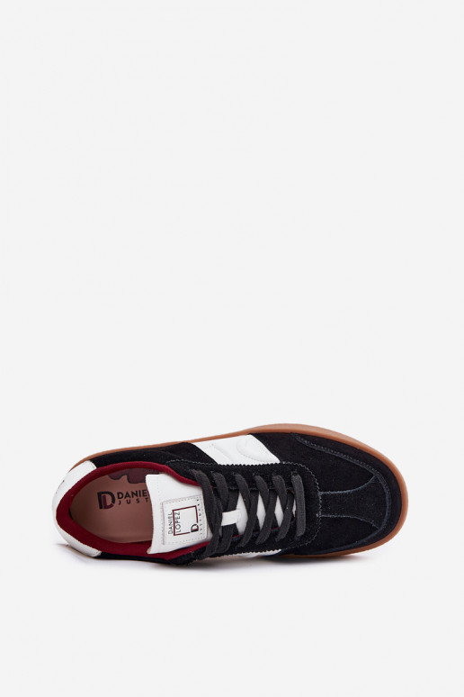 zamšādas  modeļa apavi  Daniel Lopez Just Dare SS2D4021 Melns