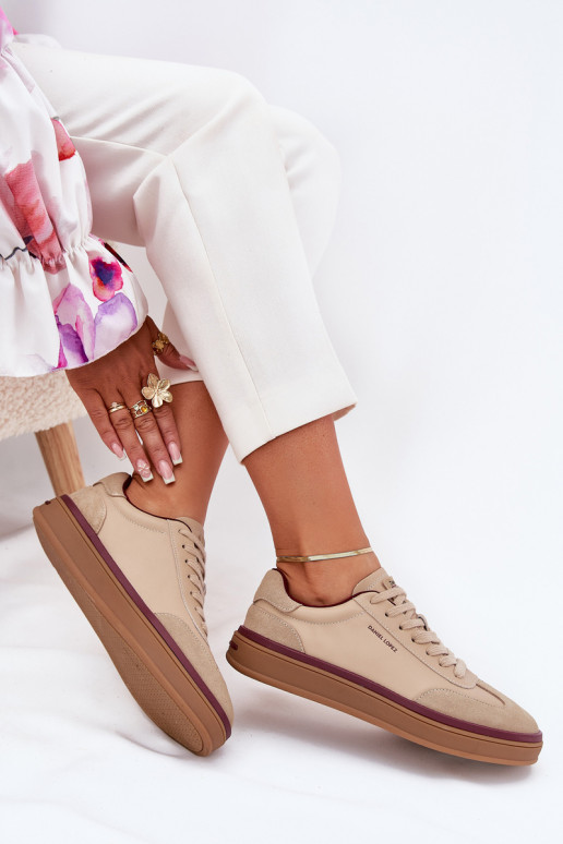     modeļa apavi Daniel Lopez Just Dare SS2D4007 smilšu krāsas