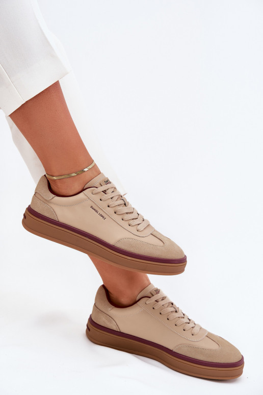     modeļa apavi Daniel Lopez Just Dare SS2D4007 smilšu krāsas