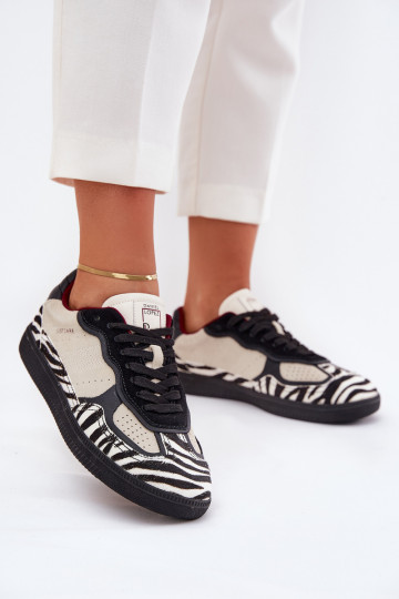 modeļa apavi  Daniel Lopez Just Dare SS2D4015 Zebra smilšu krāsas