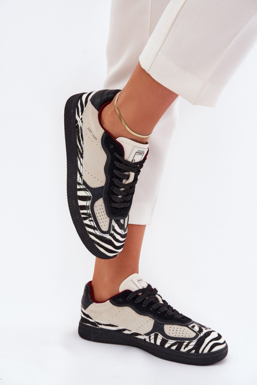 Sieviešu sporta apavi Daniel Lopez Just Dare SS2D4015 Zebra smilšu krāsā