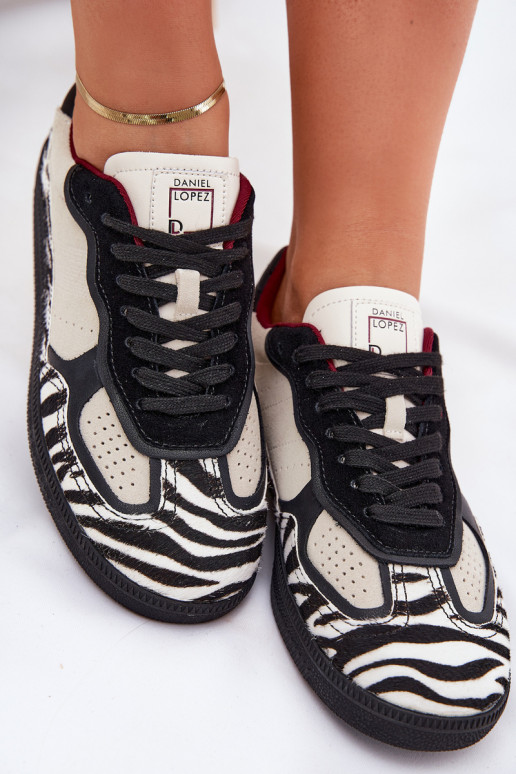 Sieviešu sporta apavi Daniel Lopez Just Dare SS2D4015 Zebra smilšu krāsā