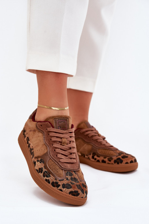 Sieviešu sporta apavi Daniel Lopez Just Dare SS2D4017 ar leopardu rakstu