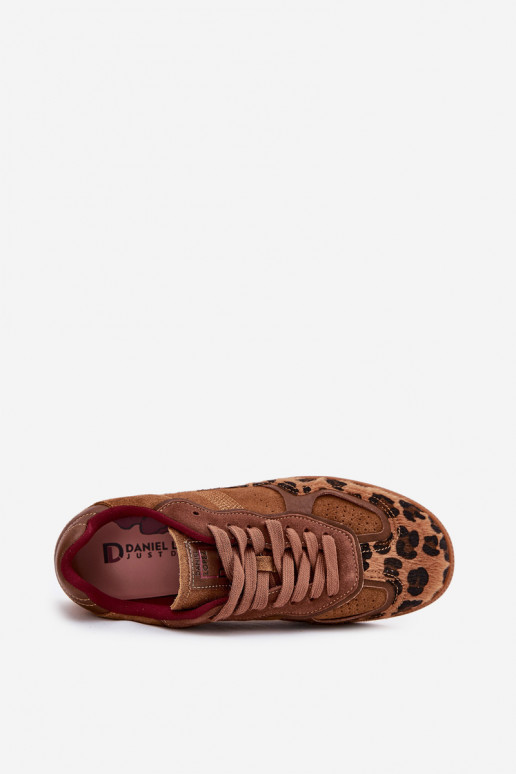 Sieviešu sporta apavi Daniel Lopez Just Dare SS2D4017 ar leopardu rakstu