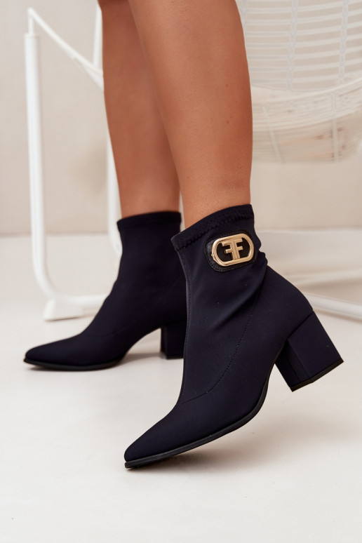 Sieviešu puszābaki Ze Zelta krāsasm Detalem Zazoo 3128 Melns