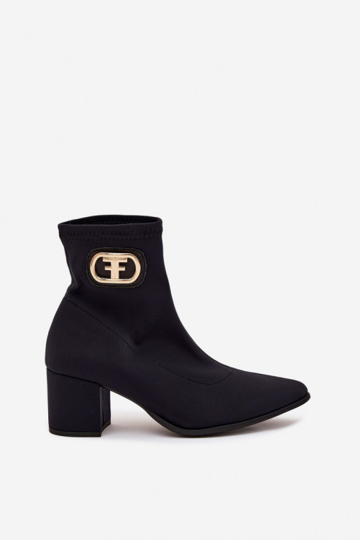 Sieviešu puszābaki Ze Zelta krāsasm Detalem Zazoo 3128 Melns