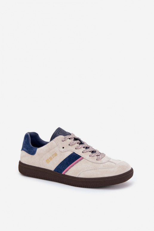 Sieviešu zemas zamšas sporta apavi Big Star SS274679 HI-POLY SYSTEM, pelēki