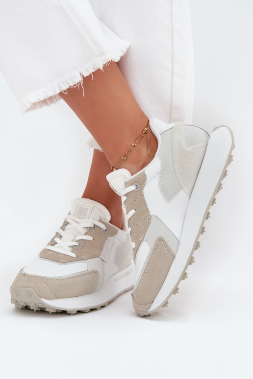    modeļa apavi  Big Star OO274563 Hi-Poly System baltas krāsas