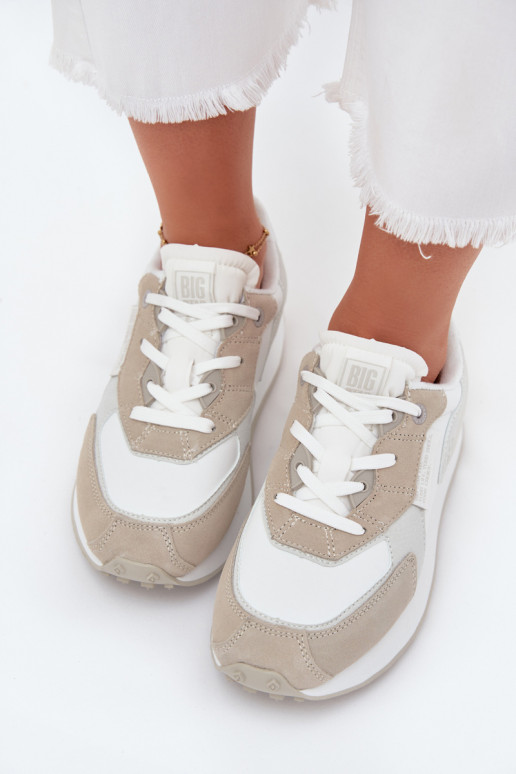    modeļa apavi  Big Star OO274563 Hi-Poly System baltas krāsas