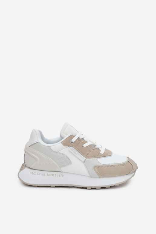    modeļa apavi  Big Star OO274563 Hi-Poly System baltas krāsas