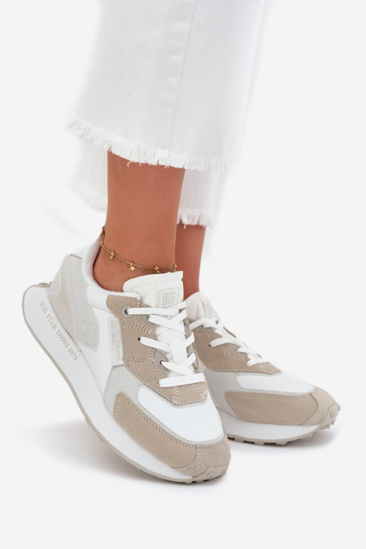    modeļa apavi  Big Star OO274563 Hi-Poly System baltas krāsas