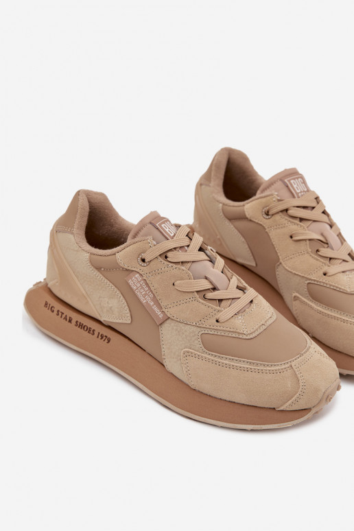    modeļa apavi  Big Star OO174298 Hi-Poly System smilšu krāsas