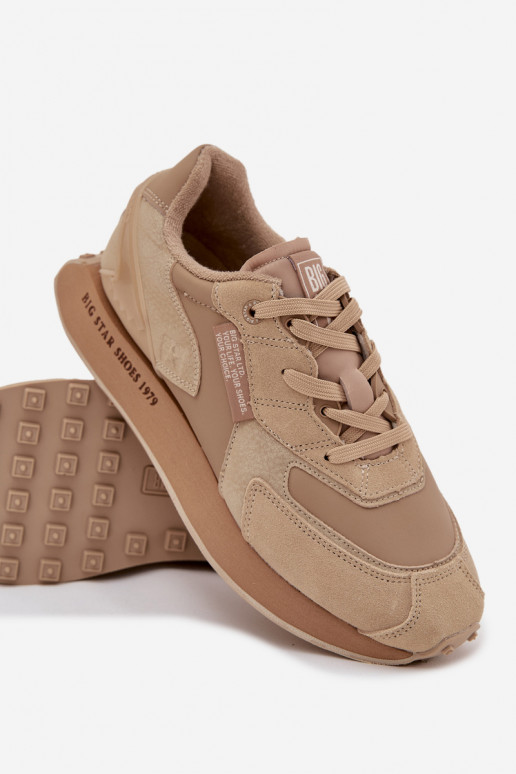    modeļa apavi  Big Star OO174298 Hi-Poly System smilšu krāsas