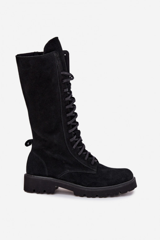 Zamšādas kurpes   Zazoo 3103 Melns