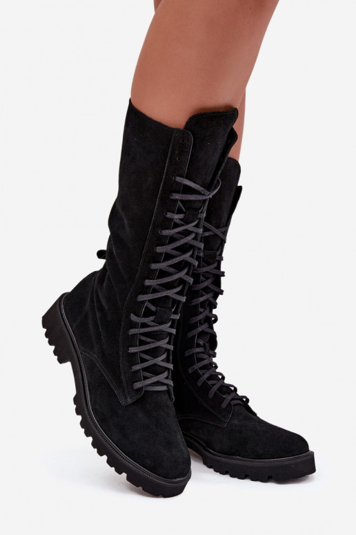 Zamšādas kurpes   Zazoo 3103 Melns