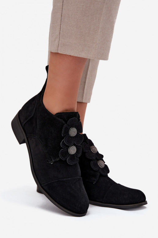 zamšādas apavi   kami Zazoo 3080 Melns zamšādas apavi   kami Zazoo 3080 Melns