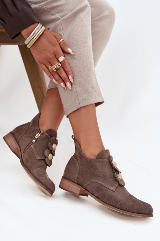 zamšādas apavi   kami Zazoo 3080 smilšu krāsas zamšādas apavi   kami Zazoo 3080 smilšu krāsas