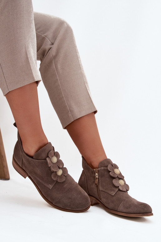 zamšādas apavi   kami Zazoo 3080 smilšu krāsas zamšādas apavi   kami Zazoo 3080 smilšu krāsas