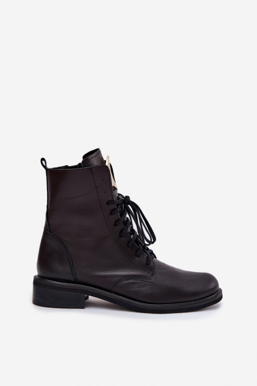 sieviešu zābaki  ar platiem papēžiem Ze Zelta krāsasm Detalem Zazoo 3084 Melns