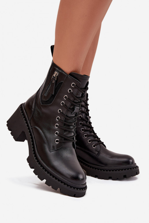 sieviešu zābaki   siltināti Vinceza 86418 Melns