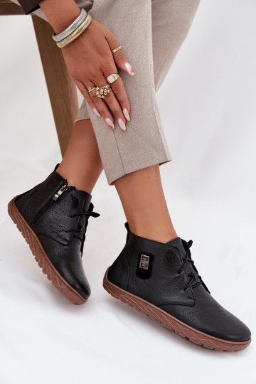 apavi Barefoot   Detalem Zazoo 30072 Melns