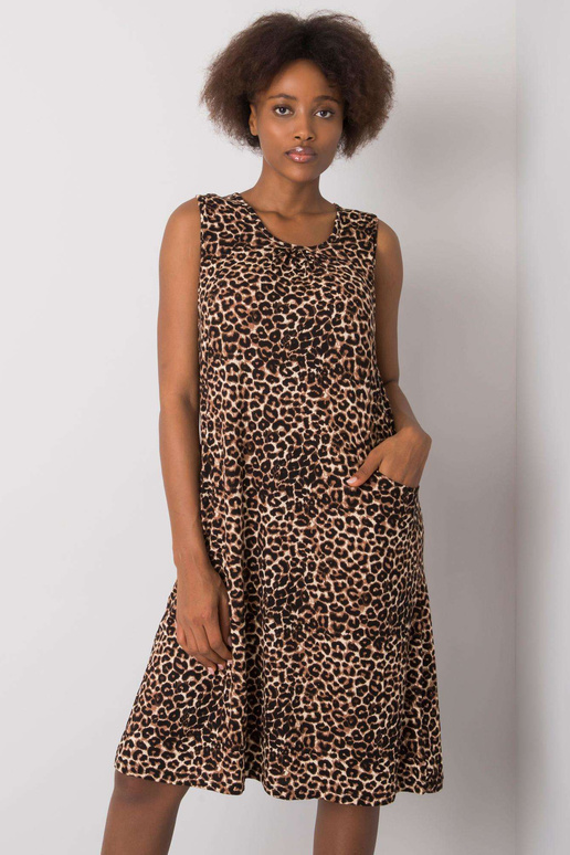 Kleita - melna ar smilšu krāsā