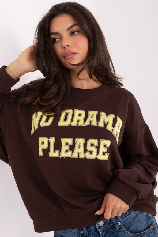 Tumši brūns džemperis