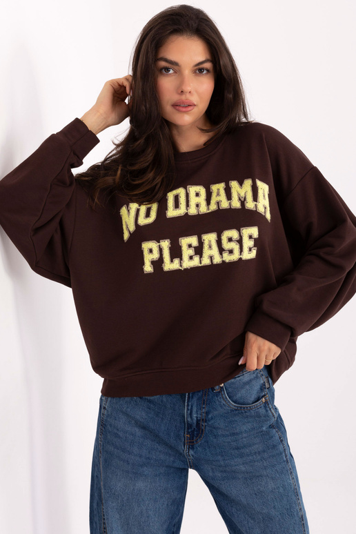 Tumši brūns džemperis