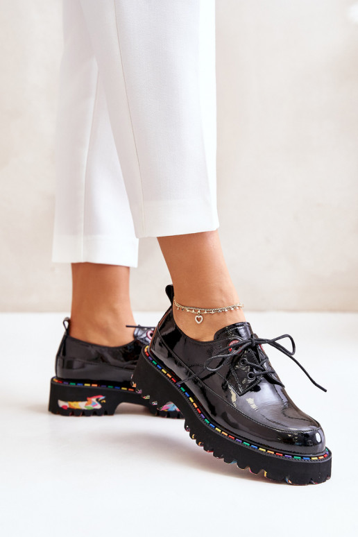 Laque apavi  šņorējami Artiker 55C0497 Melns Laque apavi  šņorējami Artiker 55C0497 Melns