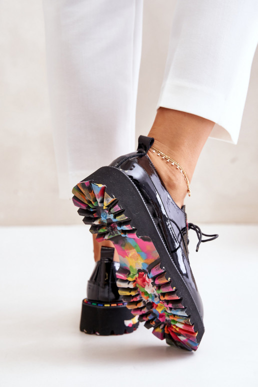 Laque apavi  šņorējami Artiker 55C0497 Melns Laque apavi  šņorējami Artiker 55C0497 Melns